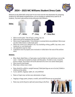1 Dress Code